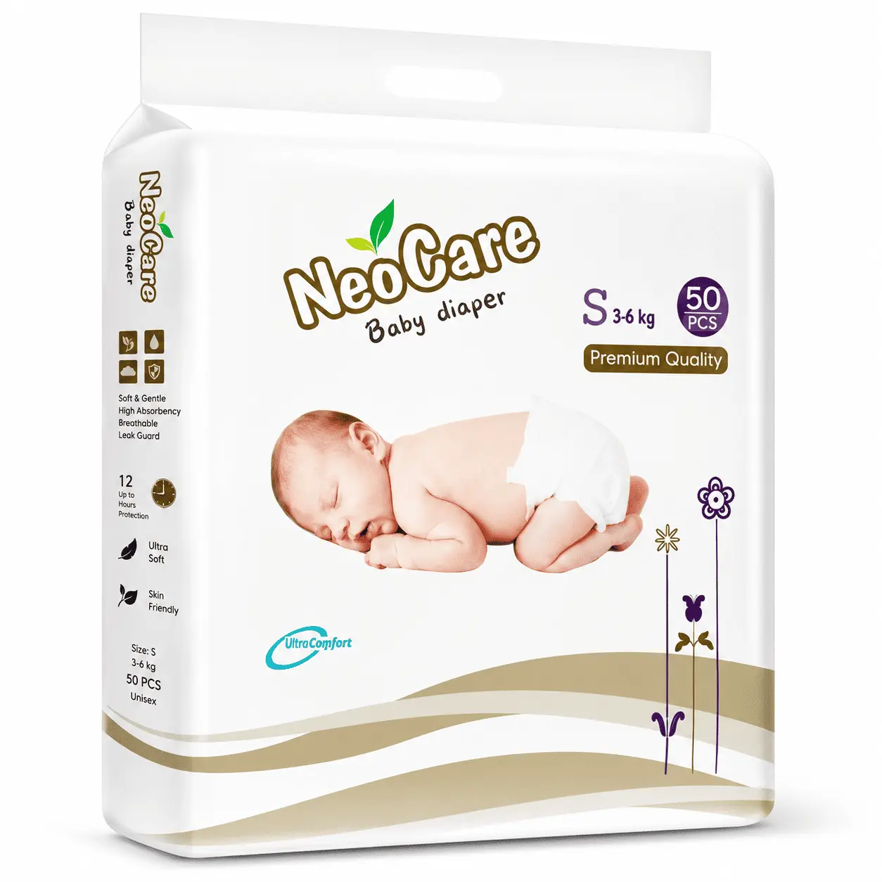 ChatGPT Image Sep 1, 2026, 03_15_45 PM (1) NeoCare Baby Diaper Small Premium – S Size - Image 1