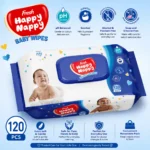Fresh Happy Nappy Baby Wipes – Pouch 120 PCS
